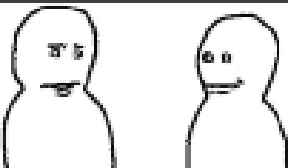those two sprites remind me of this