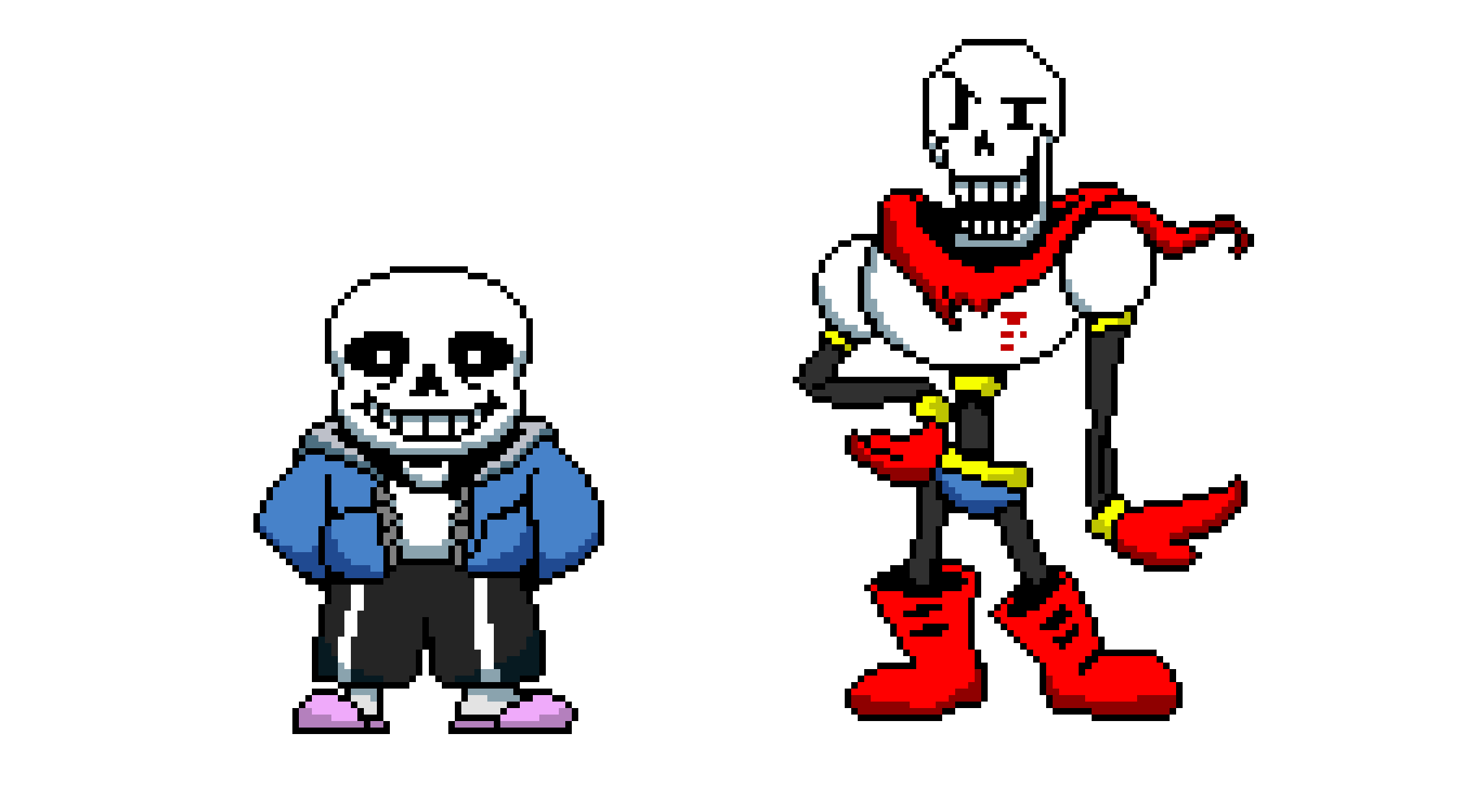 [0e85c0] THE GREAT PAPYRUS and sans the skeleton