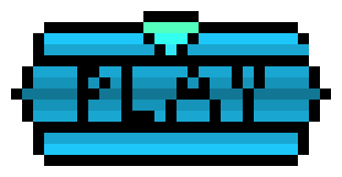 8-bit play button