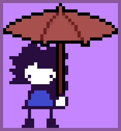 [d9cfaa] dum with undertale umbrella
