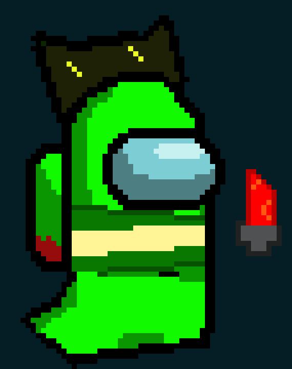 welcome to my life u should make a ghost sprite-among wait i left