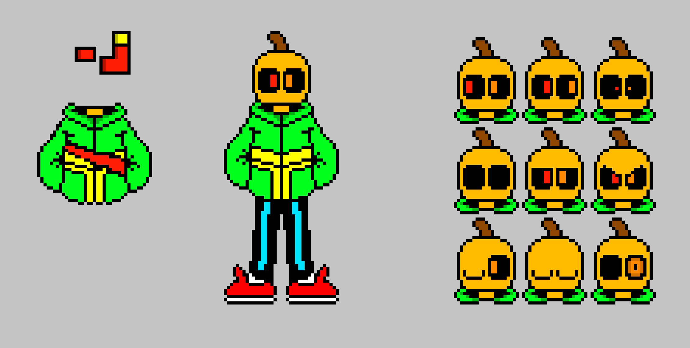 Jack-O with Color Full Sheet (Done, Credit in Desc)
