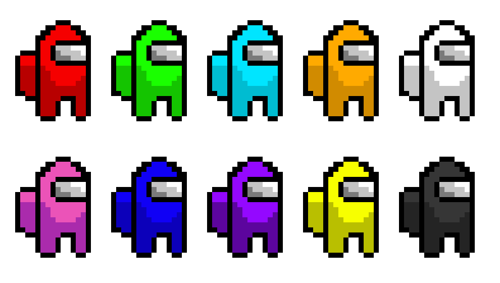 [d9a34d] 8 Among Us sprites.