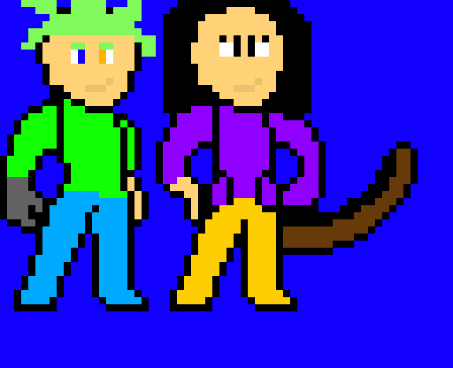 [6b8cb3] DBS Oc's Spruce Mustared and Pumplie Earth clothes V.2 