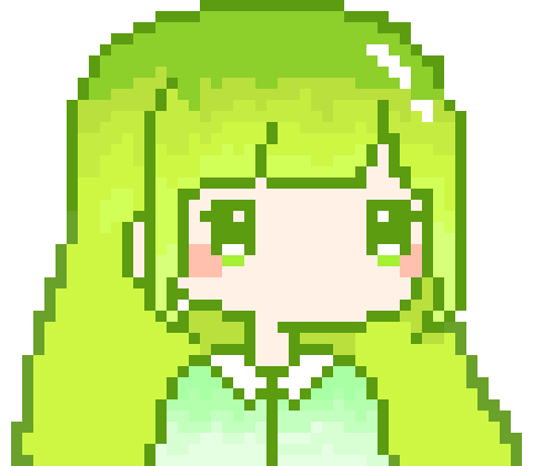 [5325a5] green girl