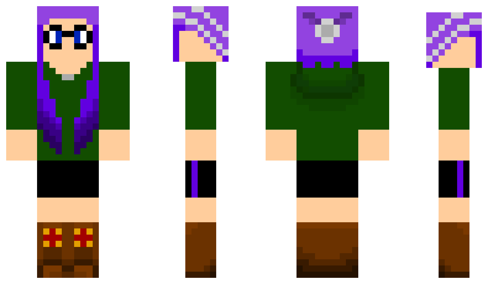 [9664c4] Purple Inkling Minecraft Skin