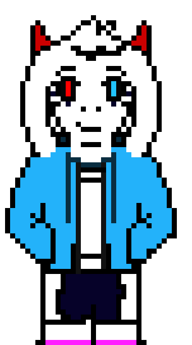 [904ba9] hmmm well I can fix that she gose near a child im gone need those eyes kid SCREAMMMMM she comes back with two red eyes here ya go red sans
