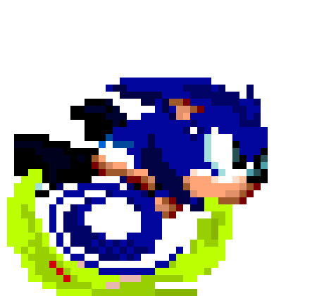 [e5f979] My sonic character (Running(V2)