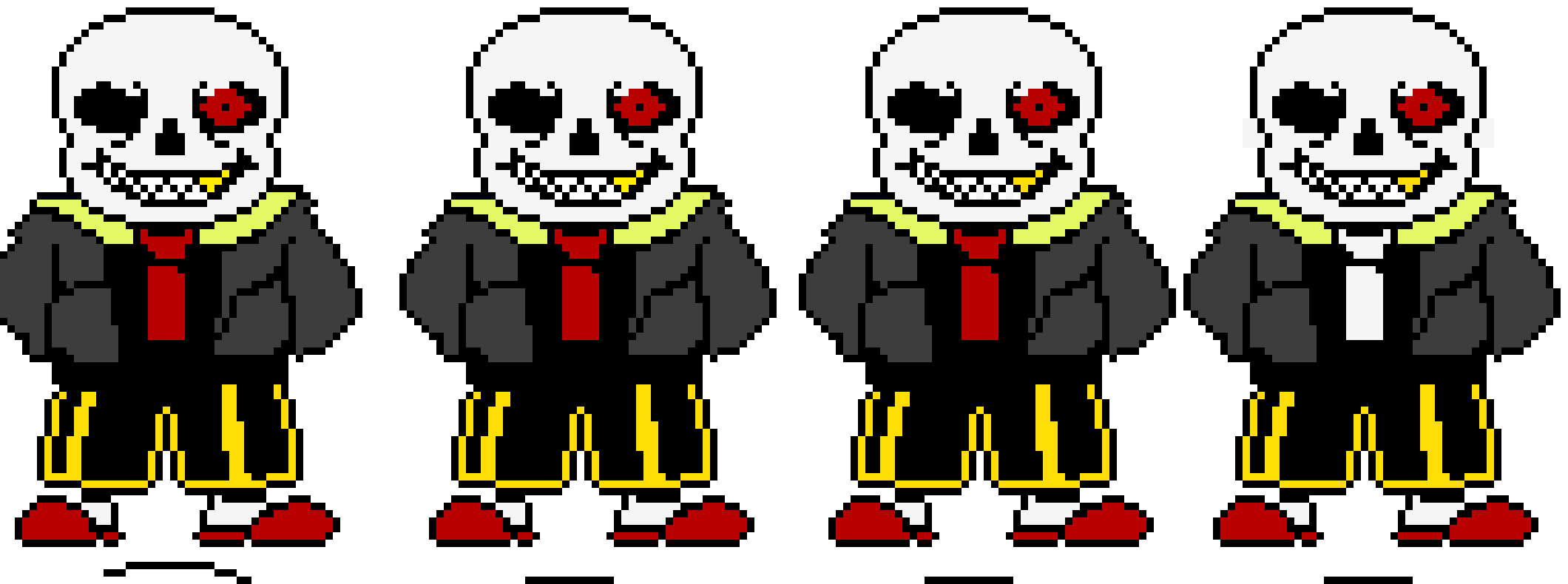 [9664c4] underfell sans x4