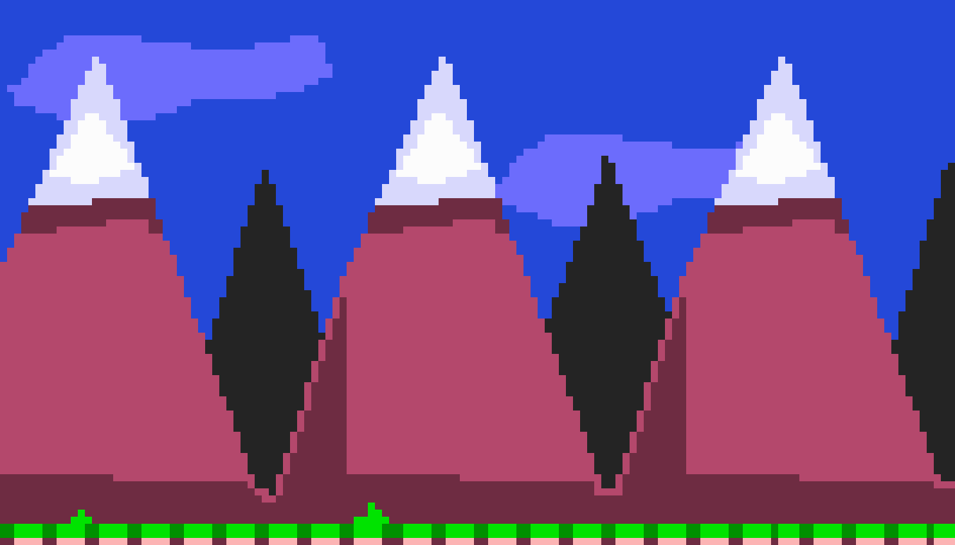 [85a03b] Bushy Plains [Act:1] [Locked Genesis] X33 {Background >:)} {Platform :D}