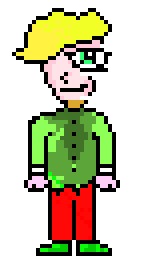 [9664c4] green man