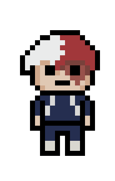 [29fbd9] Todoroki Danganronpa Pixel Character