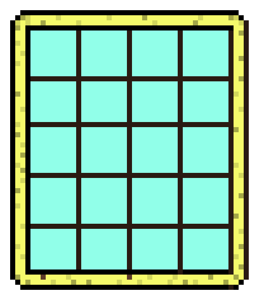 Pixel inventory slots