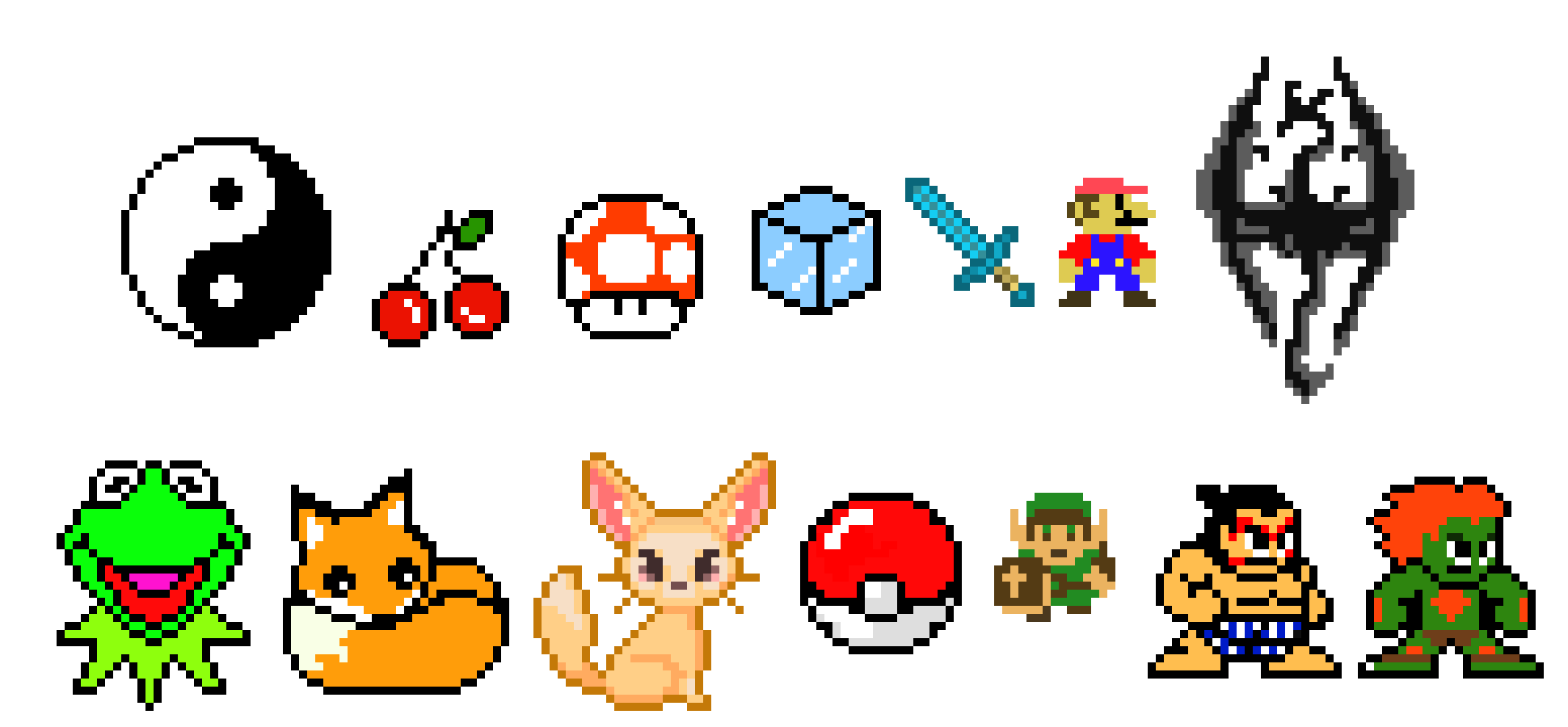 [e1afad] All my pixel art