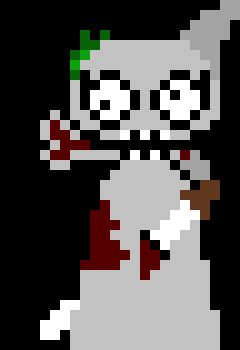 [b2f575] they don't care about blood and gore, plus, it's not even that realistic anyway, I draw it and they ain't saying anything