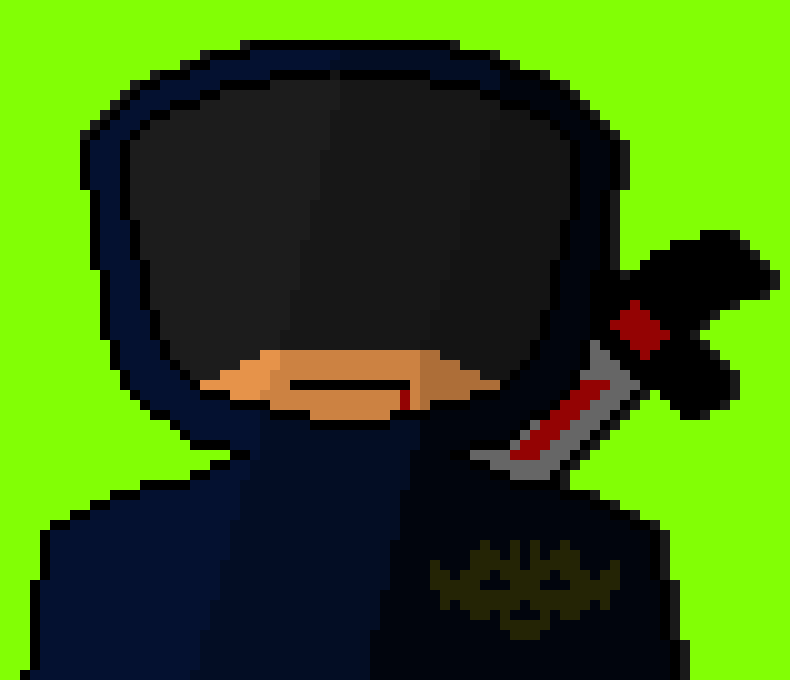 [ebf0c4]  *he throws his sword at the knight before he stops for a moment* 