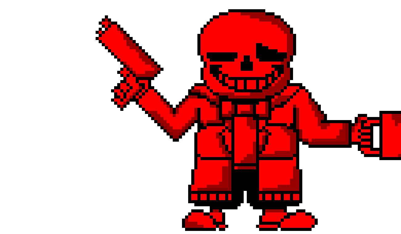 [a34bee] Sans Sprite bullet hell sans