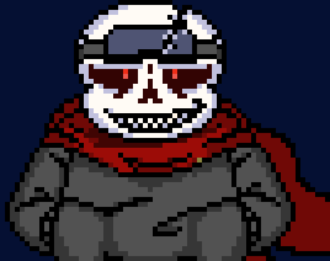 [0b51d0] *He walks over to the fridge, opening it and taking a beer out-. [Fell!Skeld]