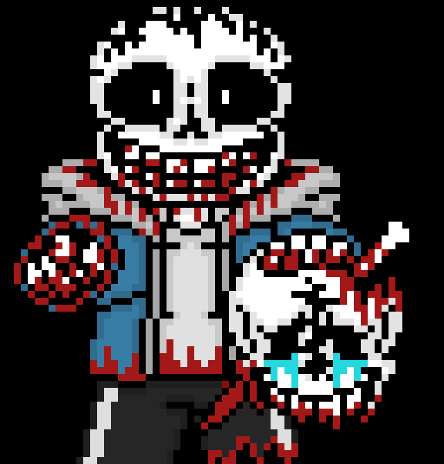 [691fe2] Random Thought about an Insanity + Horror AU: Sans would probably torture all his victims and use stuff like custom made Guillotines, or a bunch of spike slowly rising into someone, or any other brutal form of torment.    - Cherry