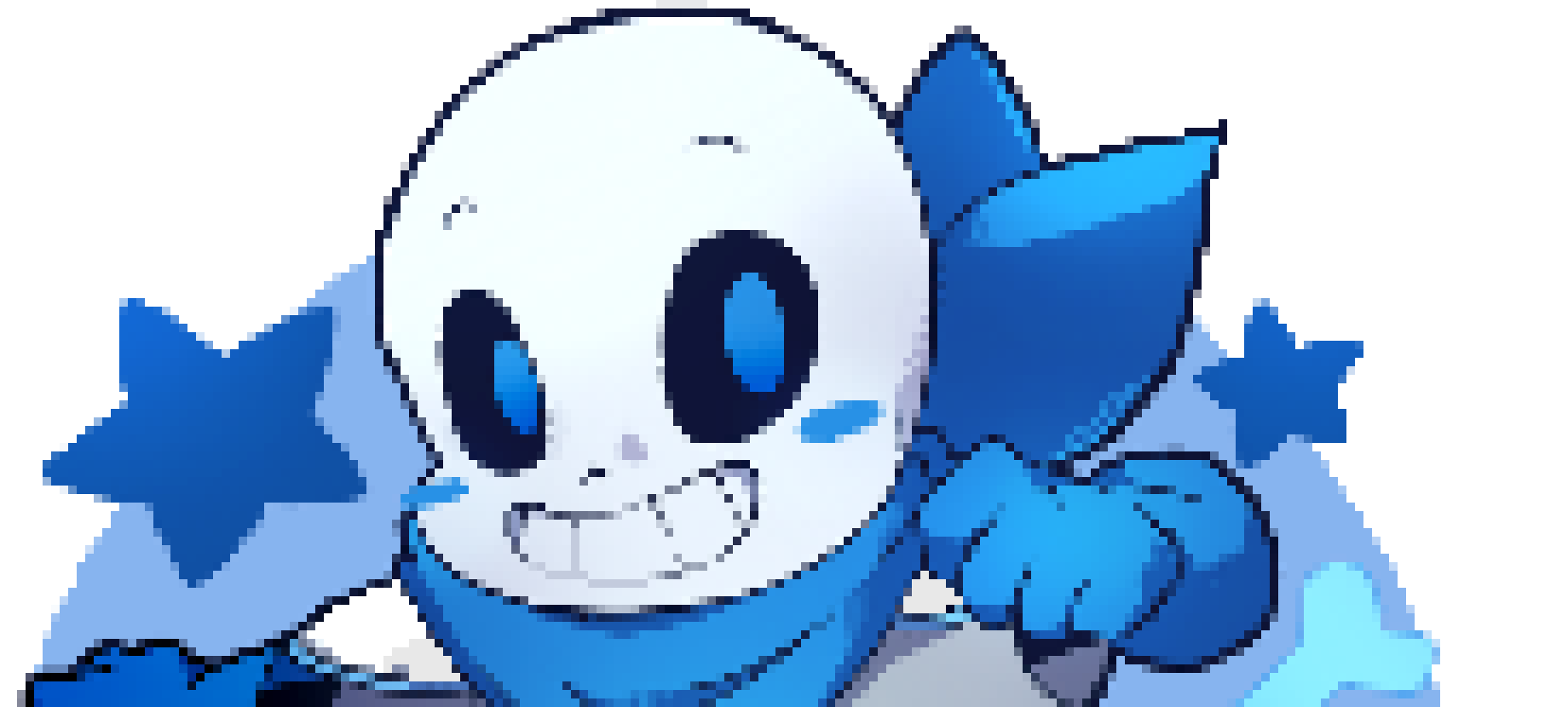 save - blue the skeleton.