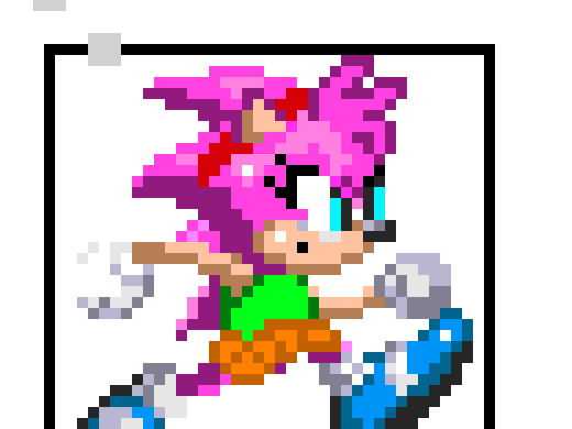 Sonic 3 amy rose Running Sprite