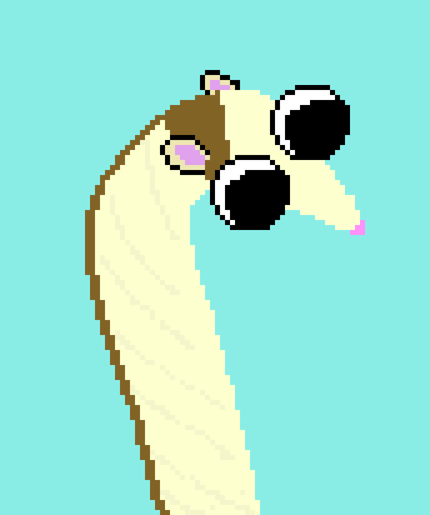 ferret on a string
