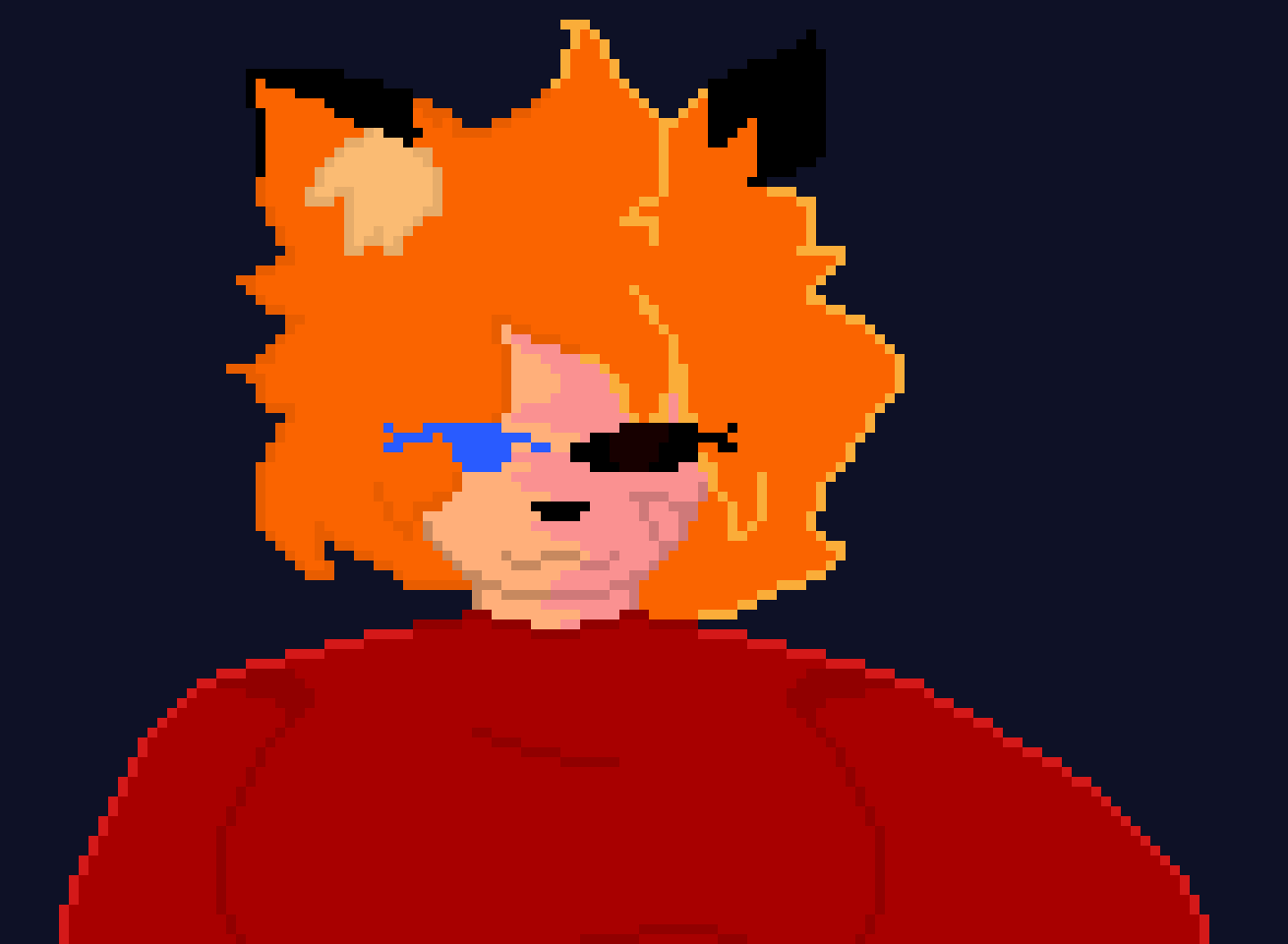 [009f2d] fun fact, Foxleah's husband, Dustin Makenoru, has  the same scars on his body except on the  opposite  side, covoring  everything  but  a  sideof his face and  his right leg, and  his left leg is missing