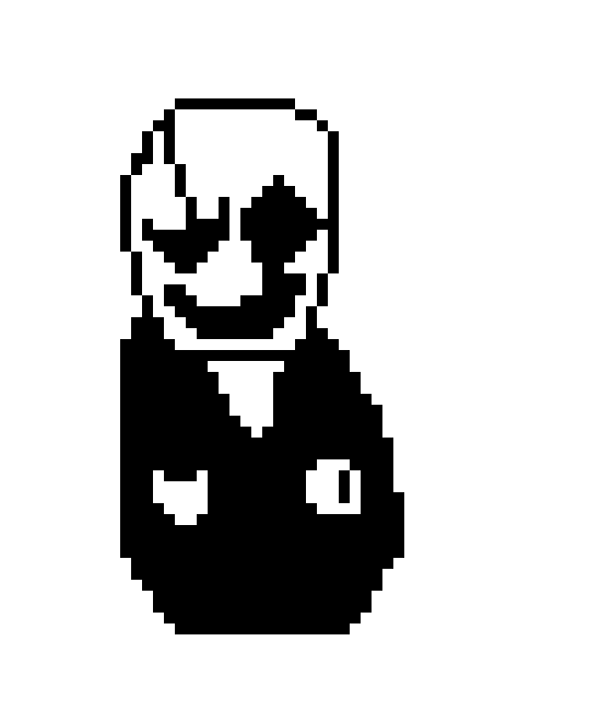 [9664c4] My Undertale Gaster Sprite