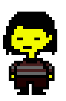 [ccc1b8] Custom Undertale Human Sprite Template