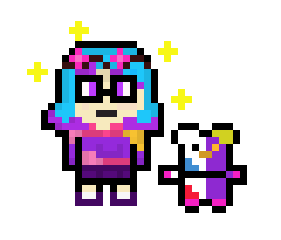 [a43e3f] Sora Hana Pixel sprite