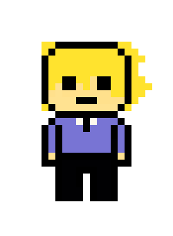 [07f7fb] danganronpa pixel sprite base