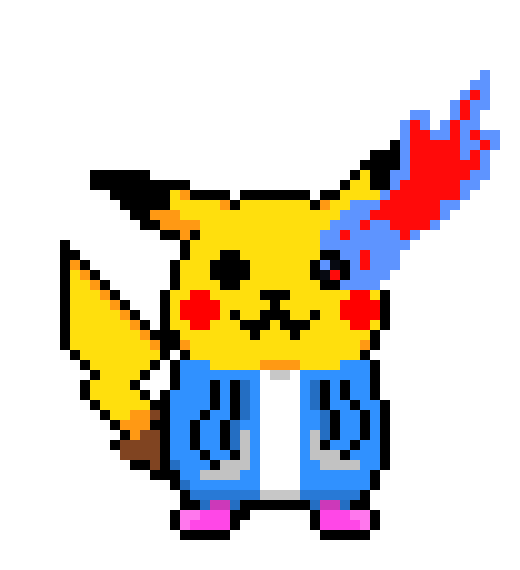 Pikachu sans