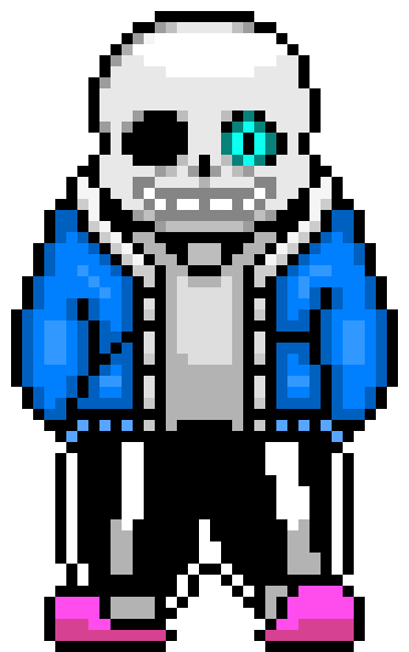 [1ae37b] UnderTale - Sans. (Advanced Overworld Sprite) (KamuiSenketsu)