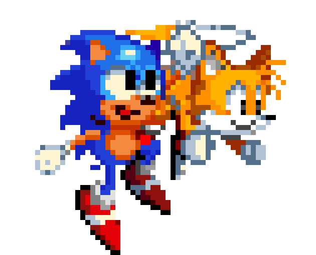 [c9053d] sonic & tails