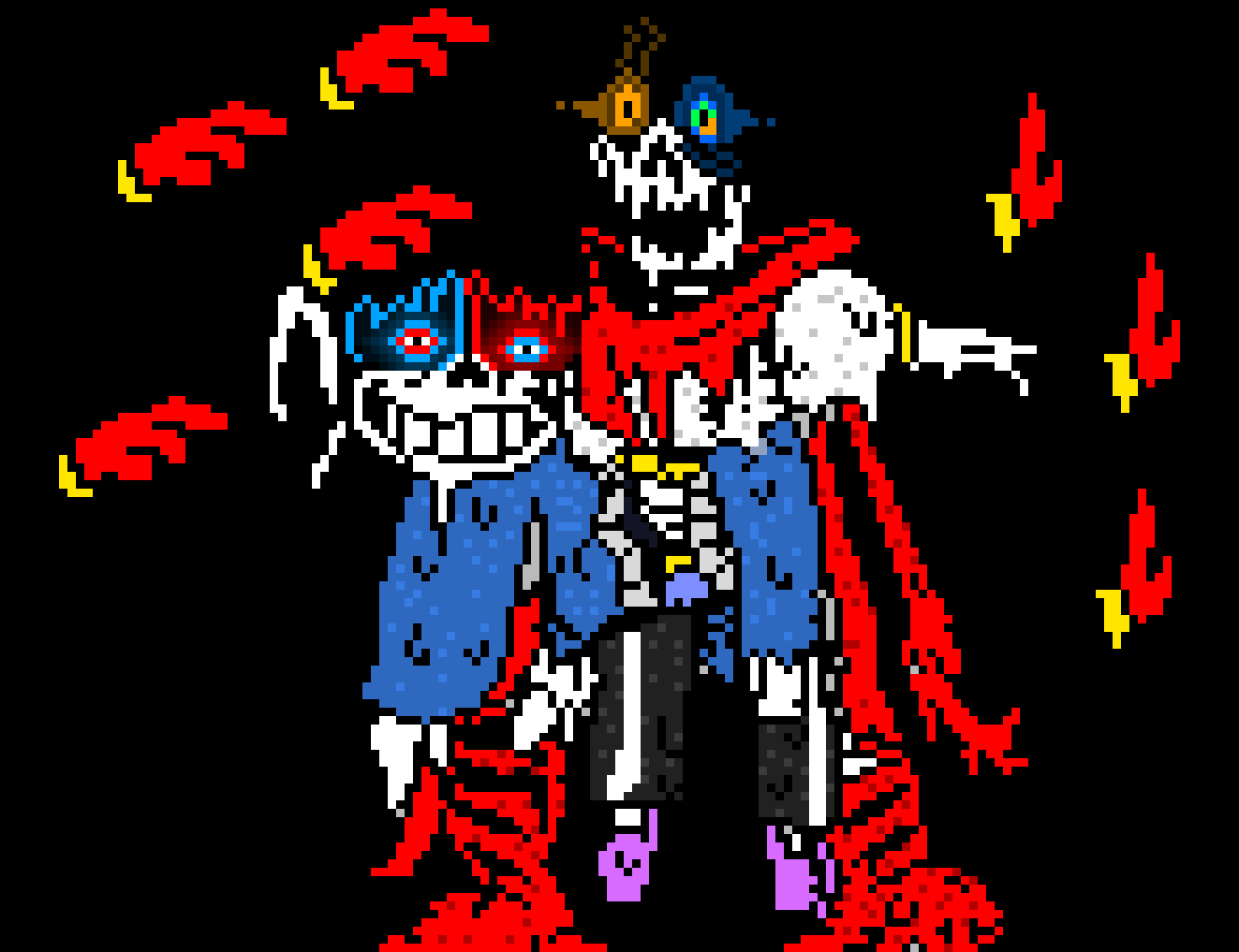 [Dusttale:melting sanity][lancer89's take on Dustbones,also known as sixbones][needs fixing]