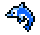 [e36a41] dolphin pixel