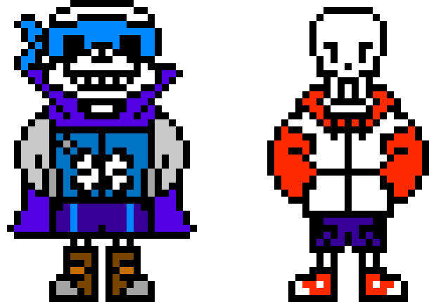 [9664c4] TS!UNDERSWAP Sans The Magnificent And Papyrus The Sekeleton