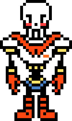 [915c3c] Papyrus Overworld Sprite (Blushing Face Edit)