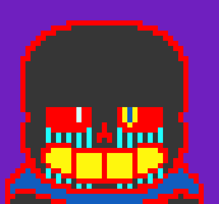 hey im gonna stop edditting sprites but im going to try but ill need permission to edit it- ERROR!sans