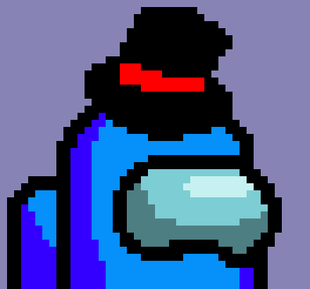 [acbc50] It looks good but i mean stellar let me use a blue and i gave it this tophat and edited the colors  -SirBlueberry