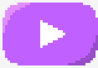 [58bec0] Pixelized YouTube Logo