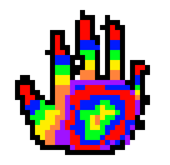 [1c3c26] clown hand