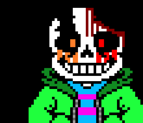 [d082ec] underfell sans drinks mustard that's why his blood is yellow it should be common sense