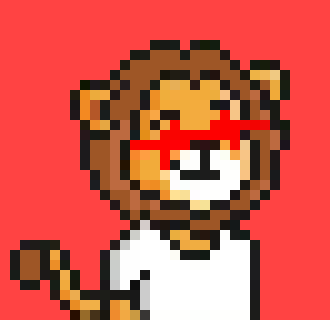 [06d42e] Pixel Lion