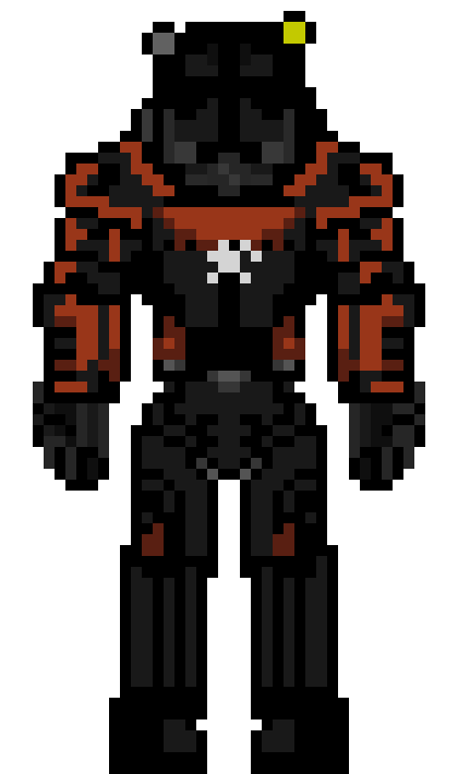 [8113ab] T-60 Power Armor (Officer paint job)