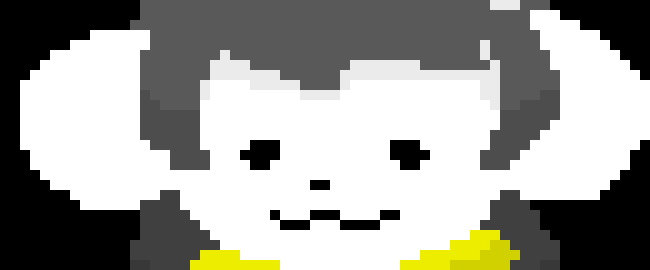 [a34ade] [The temmie flops on their belly and stretches while chilling on the couch, Tiny Twilight falls out of their pocket]