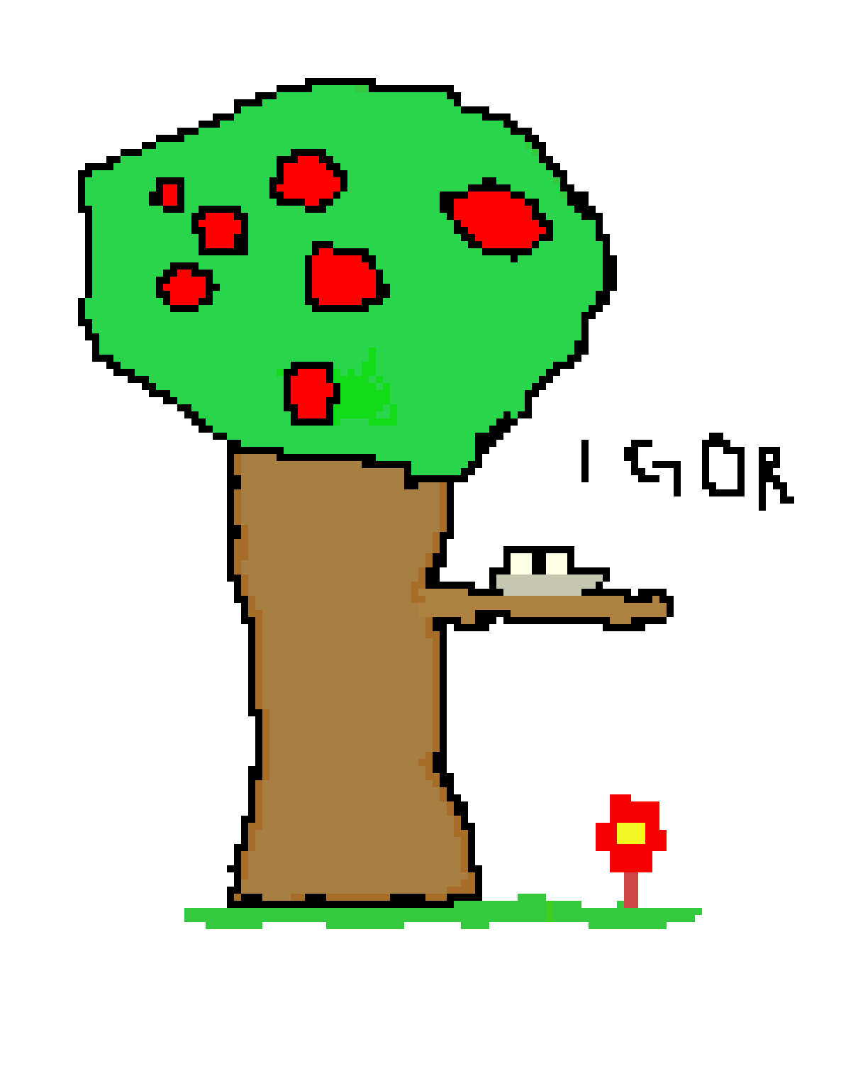 [a507a8] tree and flower