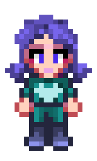 [9bfdb2] purplegreen girlie