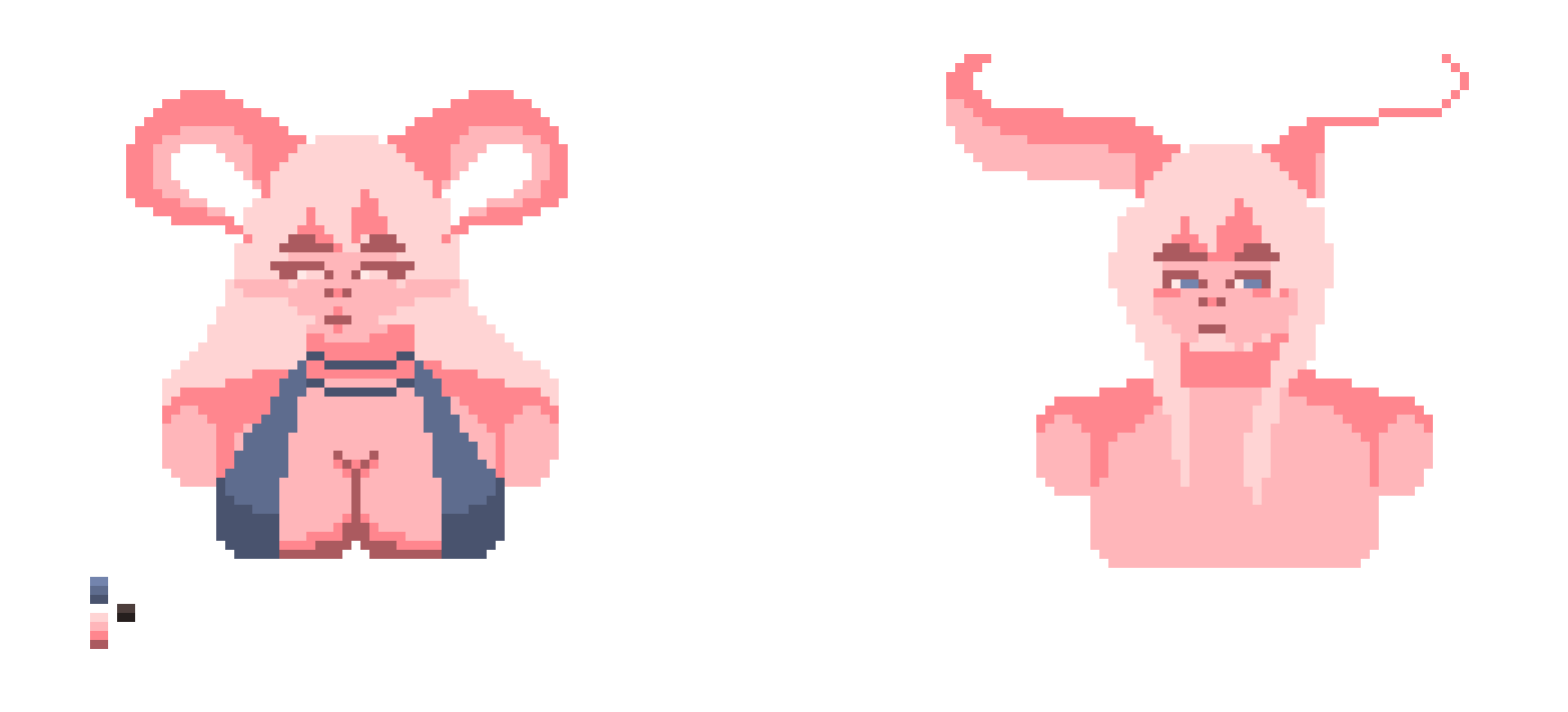 [9b99eb] danganronpa pixel sprite base