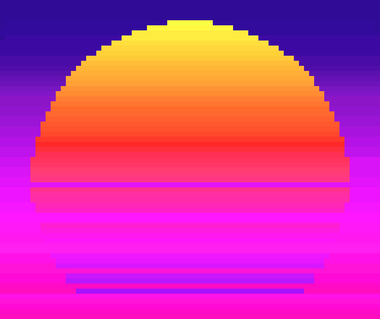 [58b908] retro sunset